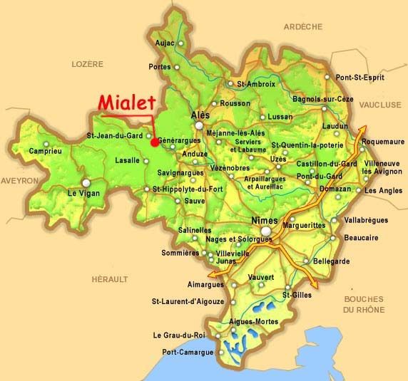 Carte du Gard